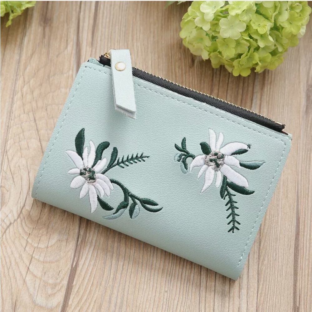 Women Ladies Small Leather Bifold Wallet ID Card Holder Purse Clutch Handbag